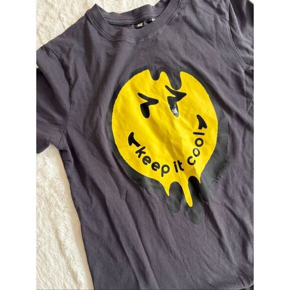 H&M Smiley world shirt kids size 12/14 - Picture 2 of 4